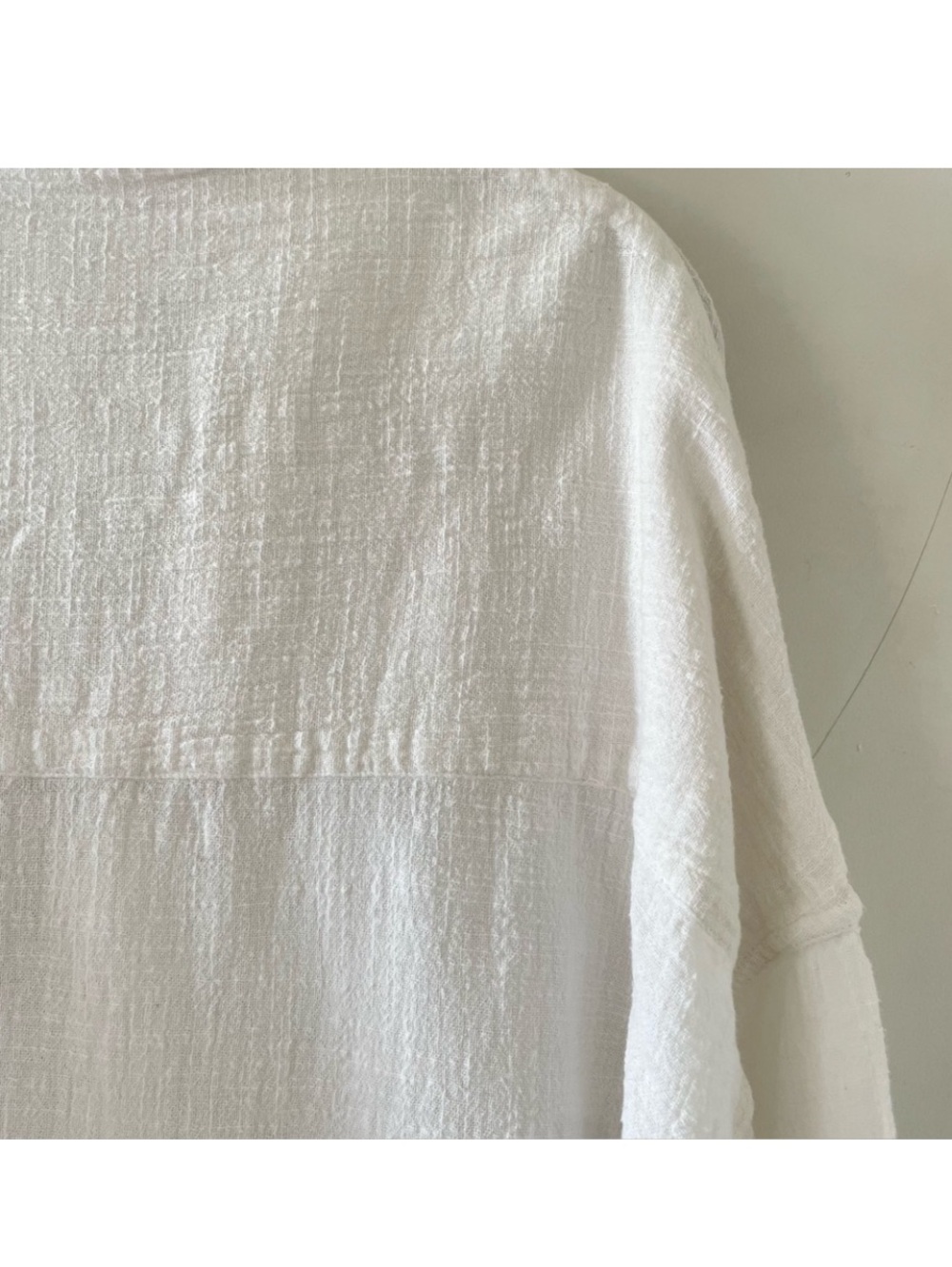 INDAH Beachy Cotton Gauze Button-up Shirt M/L - Picture 8 of 15